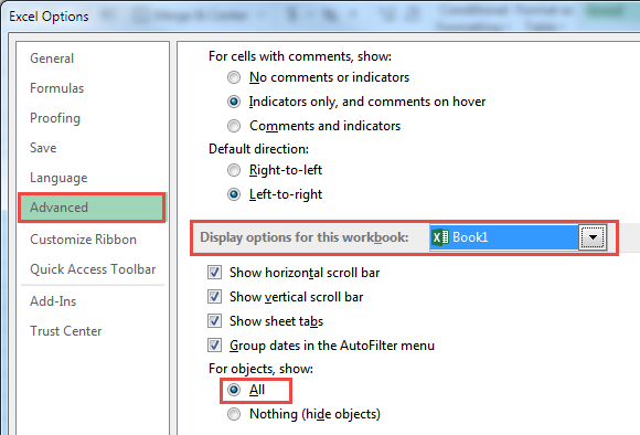 Restore Missing Button And Dropd Own Controls In Excel