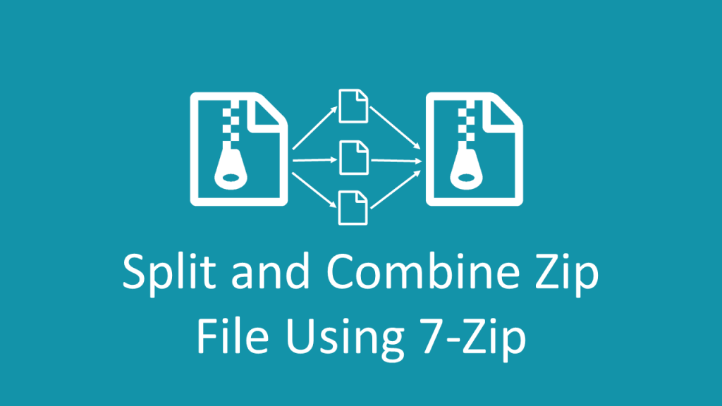 7zip command line split zip files